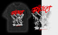 create print ready dtf and dtg halftone artwork for custom t shirts