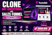 clone advertorial page on funnelish, funnelish page, samcart sales page, samcart