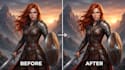 upscale ai images to 300dpi print ready high resolution