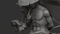sculpt high poly 3d character,3d concept sculpt based on a 2d illustration