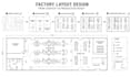 design factory layout, machine layout, manufacturing floor plan and production