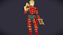make retro psx character, low poly horror models, ps1 game assets, n64 animation