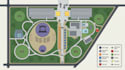 design festival map, event map, 3d isometric map, venue map and vector map