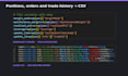 collect, clean and visualize crypto exchange and account data via api