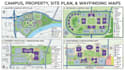 design custom campus, property, site plan and wayfinding maps