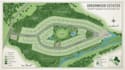design a real estate map, property map, or land boundary plot map