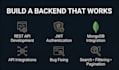 build a complete backend using nodejs and expressjs