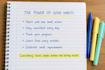 handwrite letters, notes, cards, and documents
