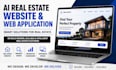 develop ai real estate prediction website build ai web application