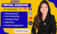 adhd personal virtual assistant social media administrative executive assistant