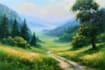 paint oil painting landscape