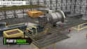 create industrial 3d animation, 3d machinery animation, manufacturing animation