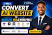 convert lovable bolt base44 claude replit v0 ai website to webflow wix wordpress