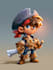 draw 2d game character illustration