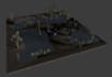 3d model props, objects, buildings