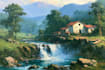 digital landscape oil painting