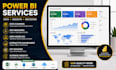 create an interactive power bi dashboard and data visualization