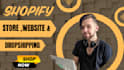build your shopify store setup design and redesign