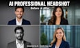 create ai professional headshot before after