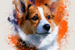 paint a custom watercolor pet portrait by hand