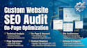 do wordpress technical SEO audit and on page optimization