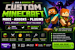 develop custom minecraft mod, addon or minecraft plugin for bedrock or java