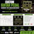 design custom guitar pedal pcb, schematic and analog audio circuit