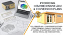 design adu permit drawings and garage conversion plans