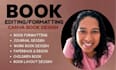 format children book layout design, canava ebook design, journal book formatting