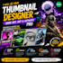 do thumbnail designs and art