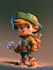 draw 2d game character illustration