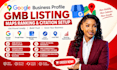 create verified google business profile gmb listing maps ranking citation setup