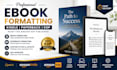 do book formatting kindle ebook format paperback  amazon kdp ebook formatting