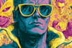 create epic superhero graphic novel art