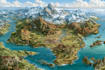 draw fantasy map illustration