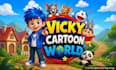 create 3d cartoon videos for kids