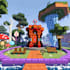 build custom minecraft map server spawn lobby fantasy world