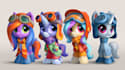 cute custom pony characters in my style
