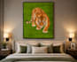 design luxury abstract wall art with modern home decor