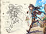 draw a anime sketch with color