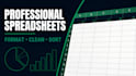clean, format and organise your excel or google sheets data