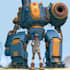 design unique futuristic mecha characters and robots