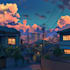draw anime character with background