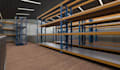render 3d warehouse interior,factory plant,storage facility,industrial building