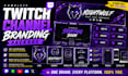 create a complete twitch channel branding package