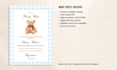 design a custom illustrated baby shower invitation