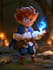 draw 2d game character illustration