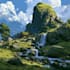 create cinematic environment concept art