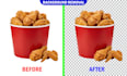 manually fix ai images, upscale, and remove backgroun