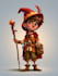 draw 2d game character illustration